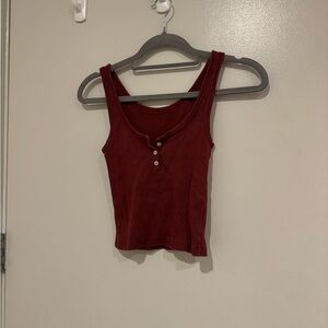 Brandy Melville Burgundy Tank Top